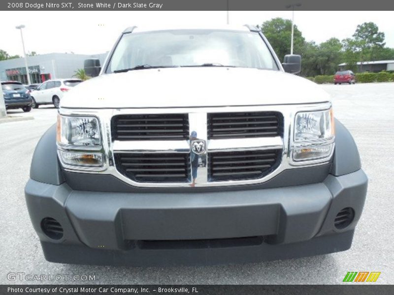 Stone White / Dark Slate Gray 2008 Dodge Nitro SXT