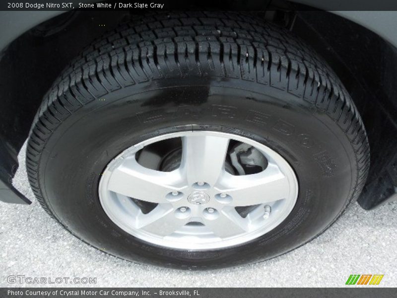 Stone White / Dark Slate Gray 2008 Dodge Nitro SXT
