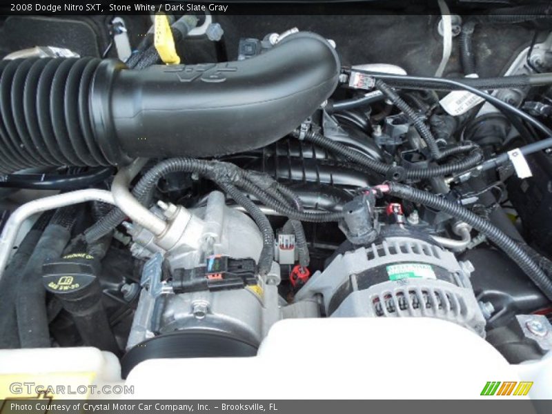 Stone White / Dark Slate Gray 2008 Dodge Nitro SXT