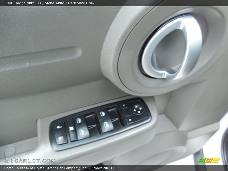 Stone White / Dark Slate Gray 2008 Dodge Nitro SXT