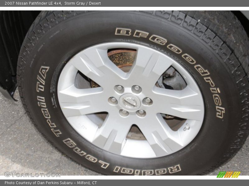 Storm Gray / Desert 2007 Nissan Pathfinder LE 4x4