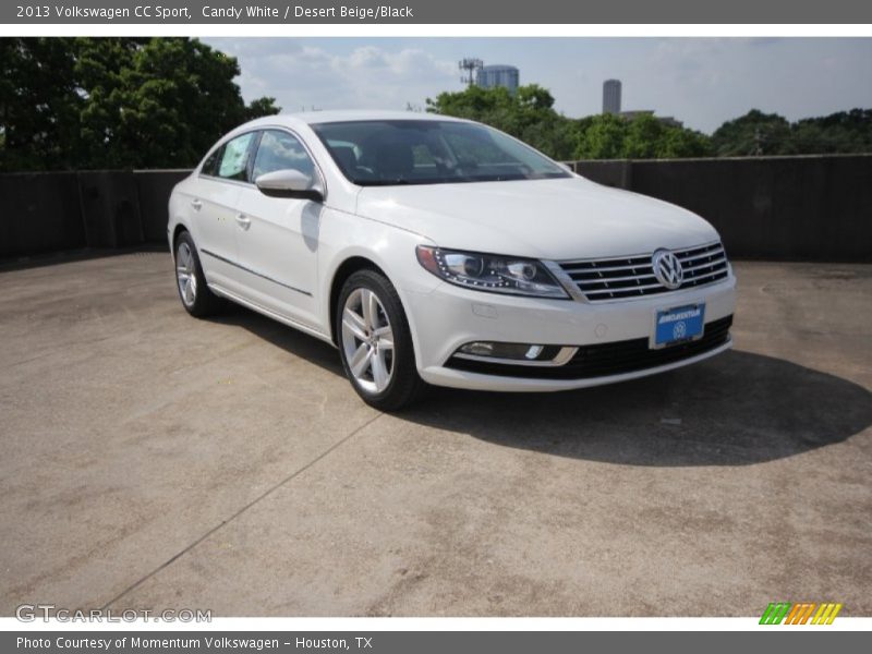 Candy White / Desert Beige/Black 2013 Volkswagen CC Sport