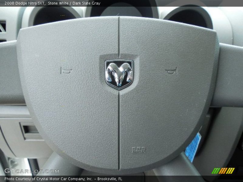 Stone White / Dark Slate Gray 2008 Dodge Nitro SXT