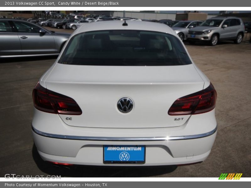 Candy White / Desert Beige/Black 2013 Volkswagen CC Sport