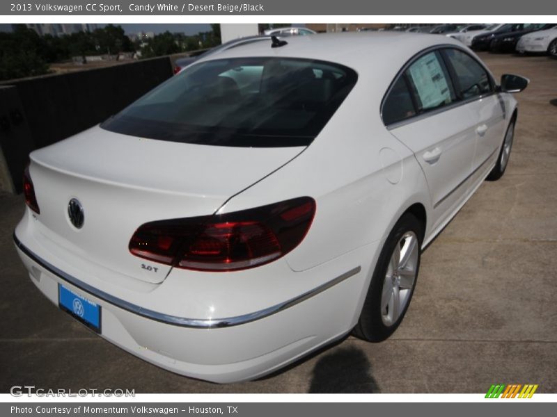 Candy White / Desert Beige/Black 2013 Volkswagen CC Sport