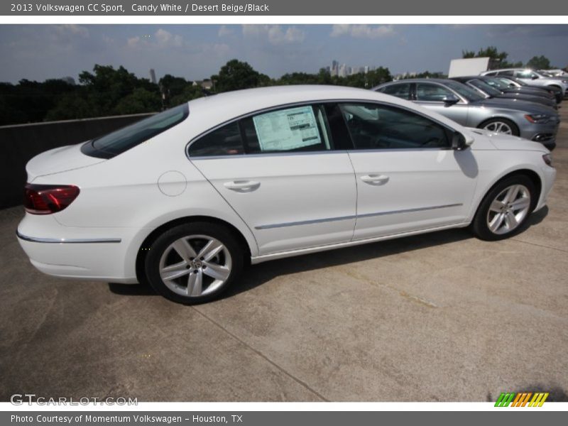 Candy White / Desert Beige/Black 2013 Volkswagen CC Sport