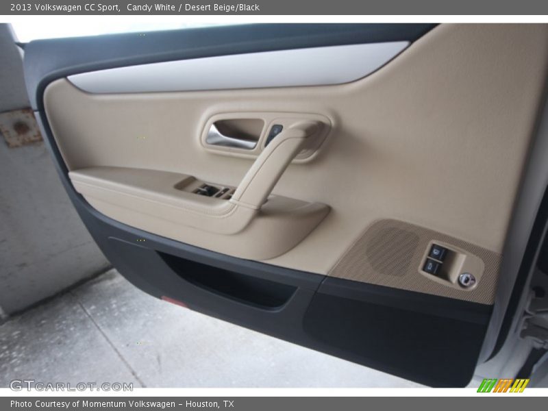Candy White / Desert Beige/Black 2013 Volkswagen CC Sport