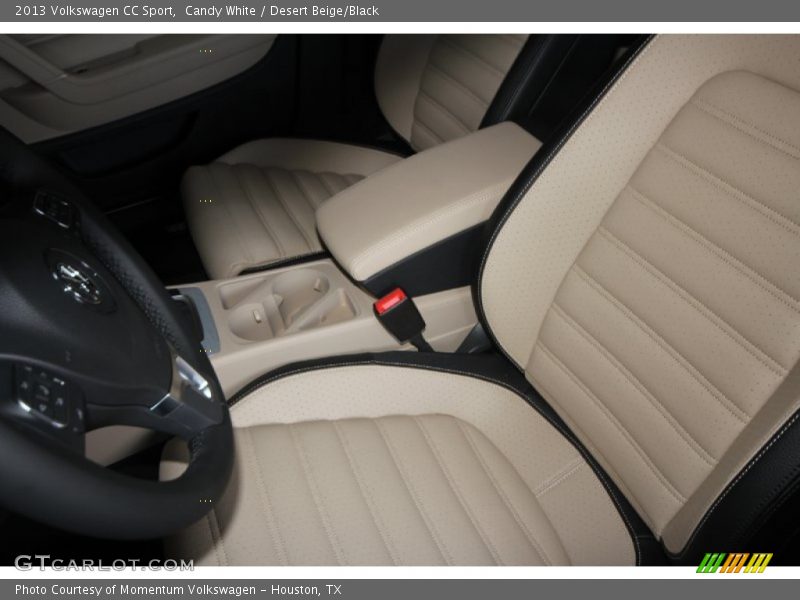 Candy White / Desert Beige/Black 2013 Volkswagen CC Sport