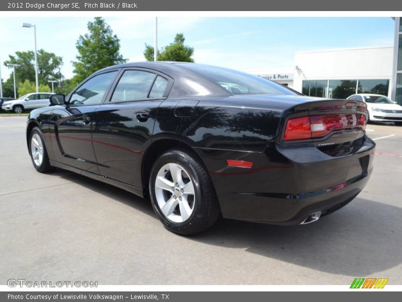 Pitch Black / Black 2012 Dodge Charger SE