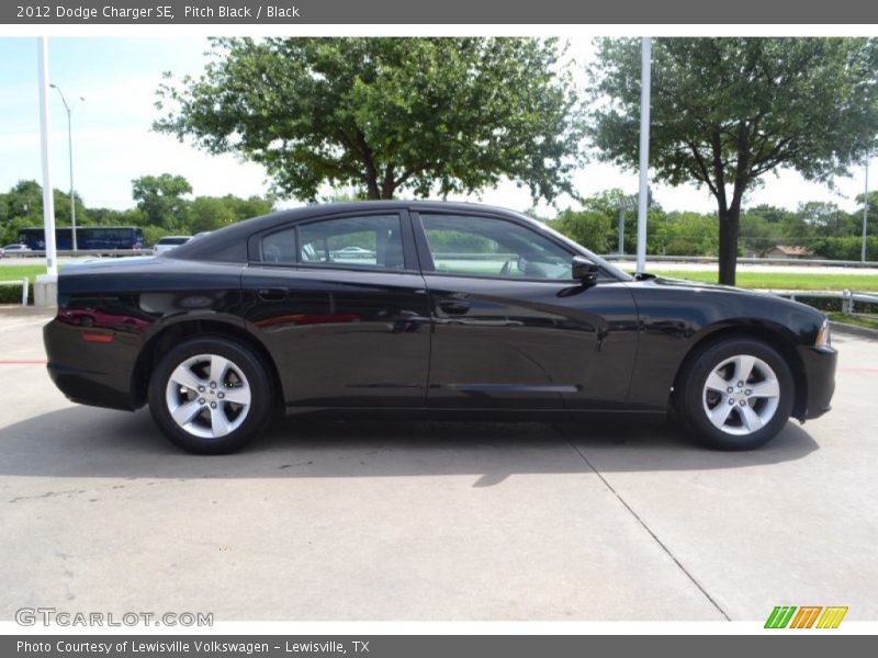 Pitch Black / Black 2012 Dodge Charger SE