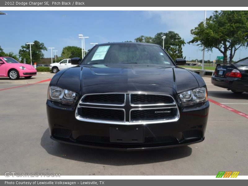 Pitch Black / Black 2012 Dodge Charger SE