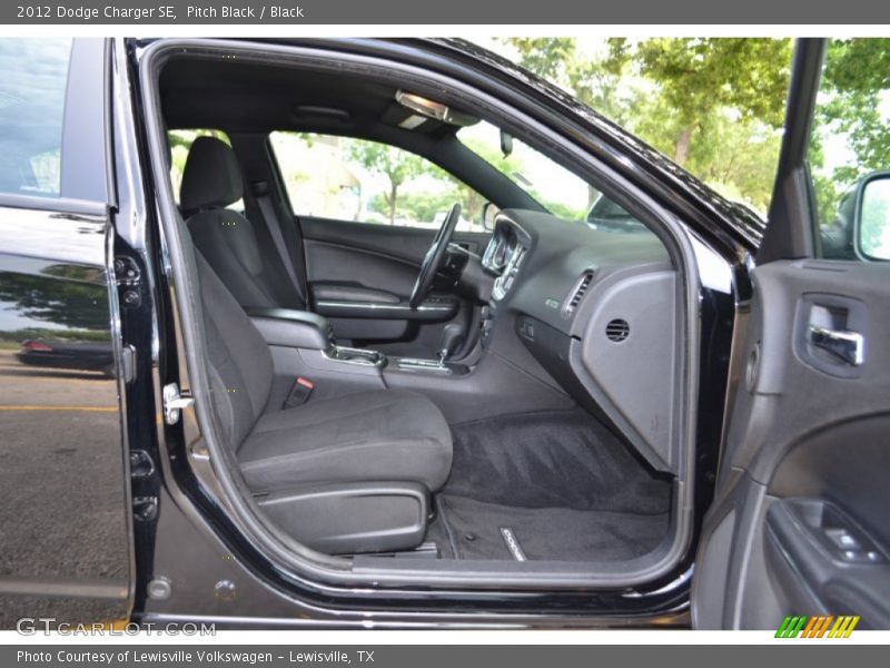 Pitch Black / Black 2012 Dodge Charger SE