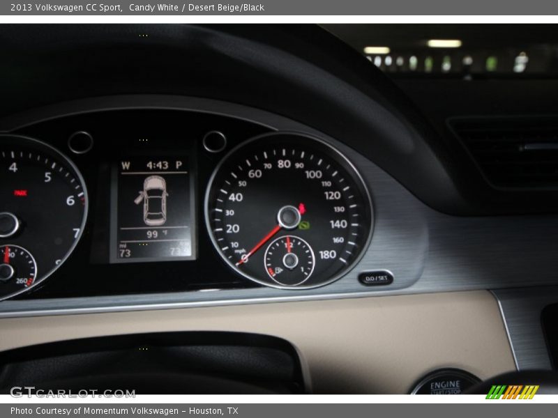 Candy White / Desert Beige/Black 2013 Volkswagen CC Sport