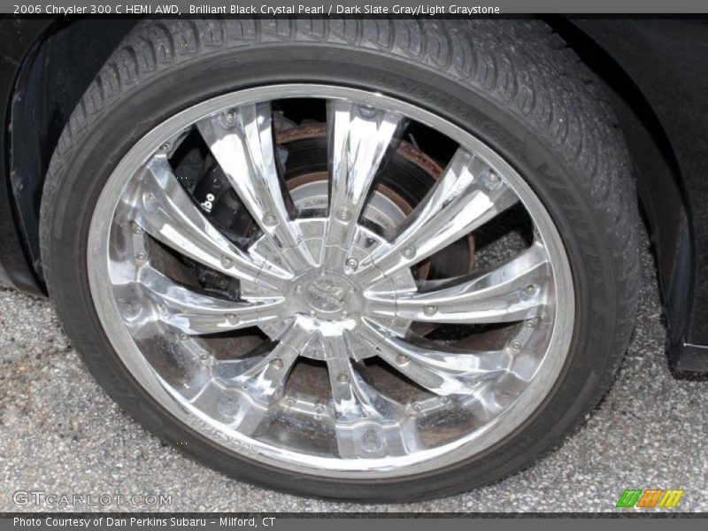 Brilliant Black Crystal Pearl / Dark Slate Gray/Light Graystone 2006 Chrysler 300 C HEMI AWD