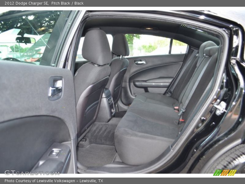 Pitch Black / Black 2012 Dodge Charger SE