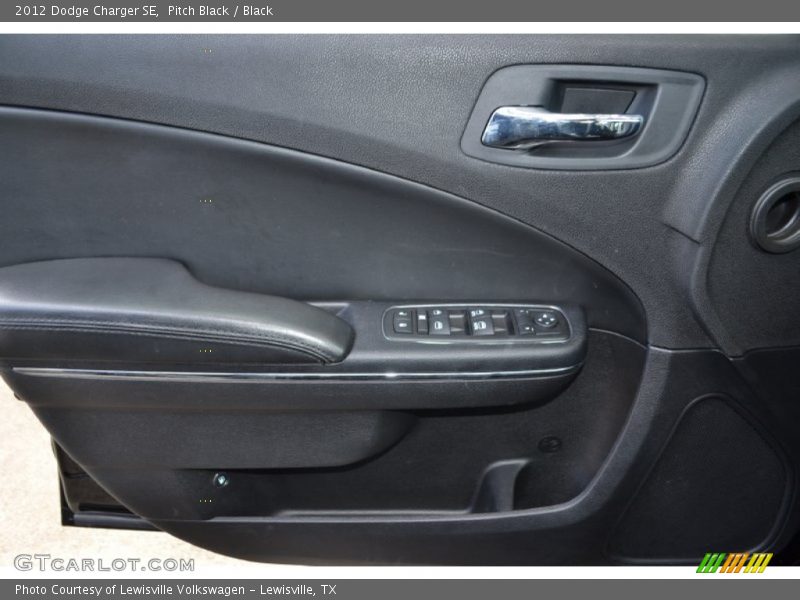 Pitch Black / Black 2012 Dodge Charger SE