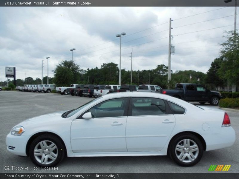 Summit White / Ebony 2013 Chevrolet Impala LT