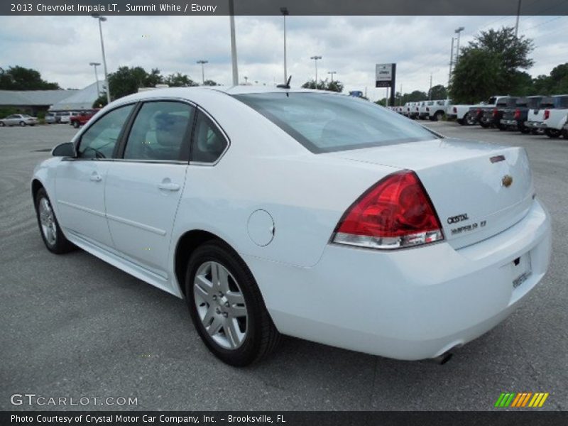 Summit White / Ebony 2013 Chevrolet Impala LT
