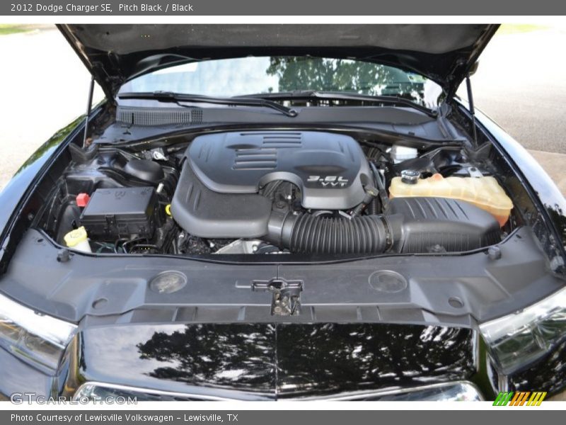 Pitch Black / Black 2012 Dodge Charger SE
