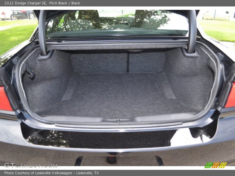 Pitch Black / Black 2012 Dodge Charger SE