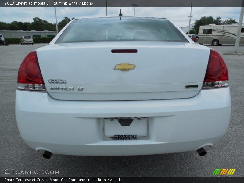 Summit White / Ebony 2013 Chevrolet Impala LT