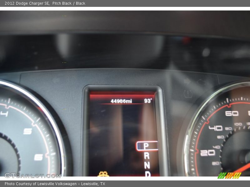 Pitch Black / Black 2012 Dodge Charger SE