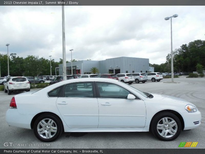 Summit White / Ebony 2013 Chevrolet Impala LT