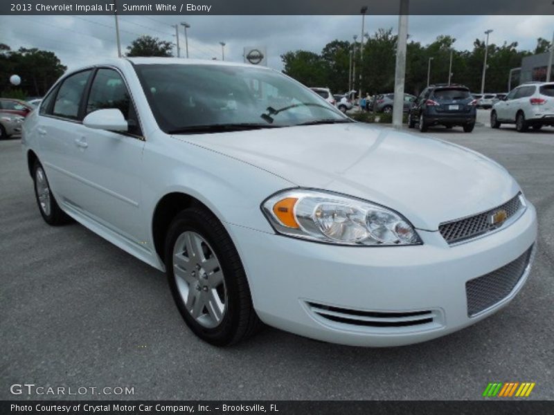 Summit White / Ebony 2013 Chevrolet Impala LT