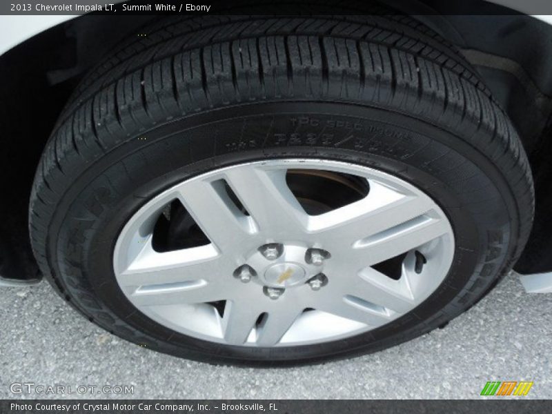 Summit White / Ebony 2013 Chevrolet Impala LT