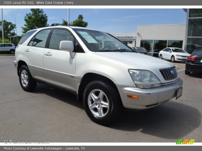 White Gold Crystal / Ivory 2002 Lexus RX 300