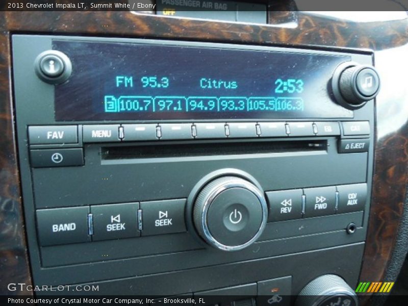Summit White / Ebony 2013 Chevrolet Impala LT