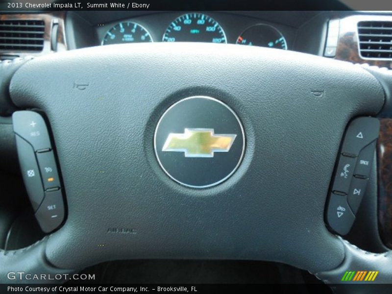 Summit White / Ebony 2013 Chevrolet Impala LT