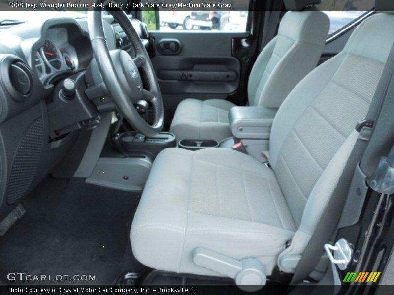 Black / Dark Slate Gray/Medium Slate Gray 2008 Jeep Wrangler Rubicon 4x4
