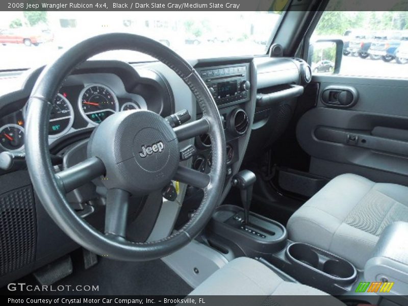 Black / Dark Slate Gray/Medium Slate Gray 2008 Jeep Wrangler Rubicon 4x4