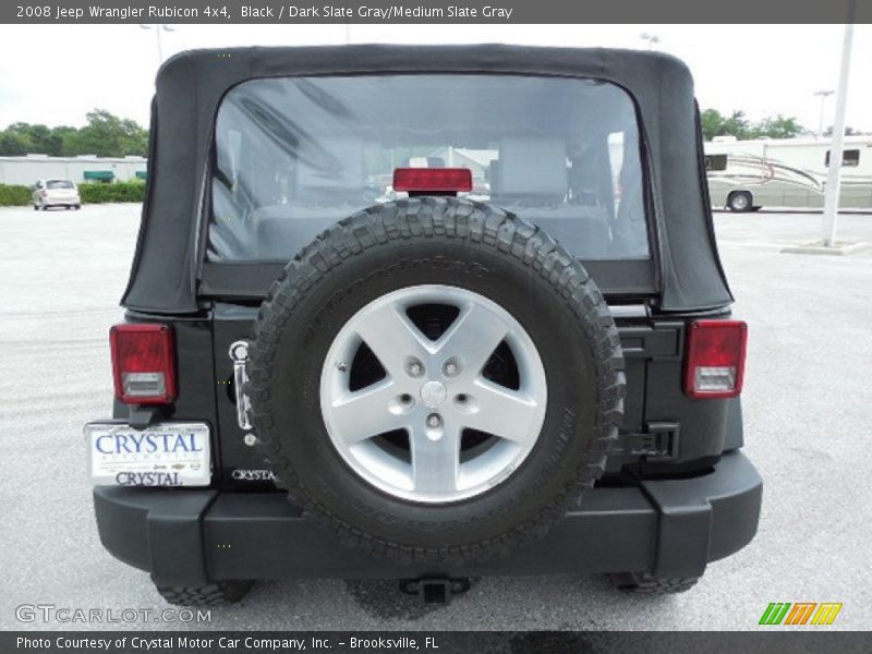 Black / Dark Slate Gray/Medium Slate Gray 2008 Jeep Wrangler Rubicon 4x4