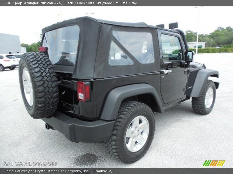 Black / Dark Slate Gray/Medium Slate Gray 2008 Jeep Wrangler Rubicon 4x4