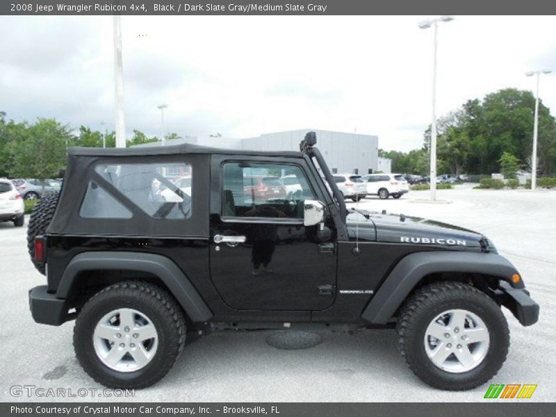 Black / Dark Slate Gray/Medium Slate Gray 2008 Jeep Wrangler Rubicon 4x4