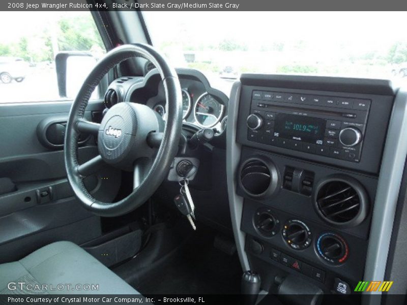 Black / Dark Slate Gray/Medium Slate Gray 2008 Jeep Wrangler Rubicon 4x4