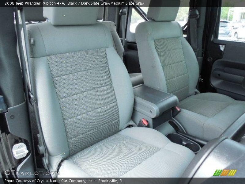 Black / Dark Slate Gray/Medium Slate Gray 2008 Jeep Wrangler Rubicon 4x4