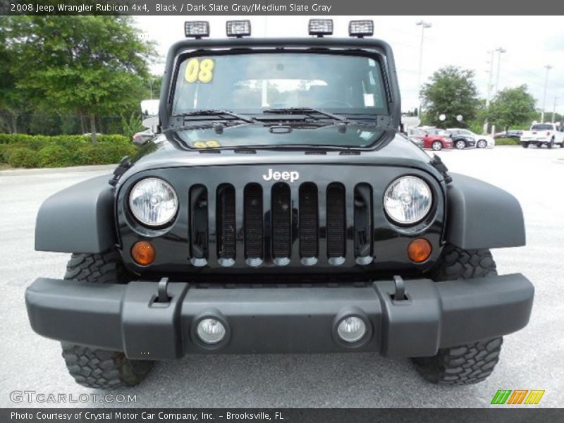 Black / Dark Slate Gray/Medium Slate Gray 2008 Jeep Wrangler Rubicon 4x4