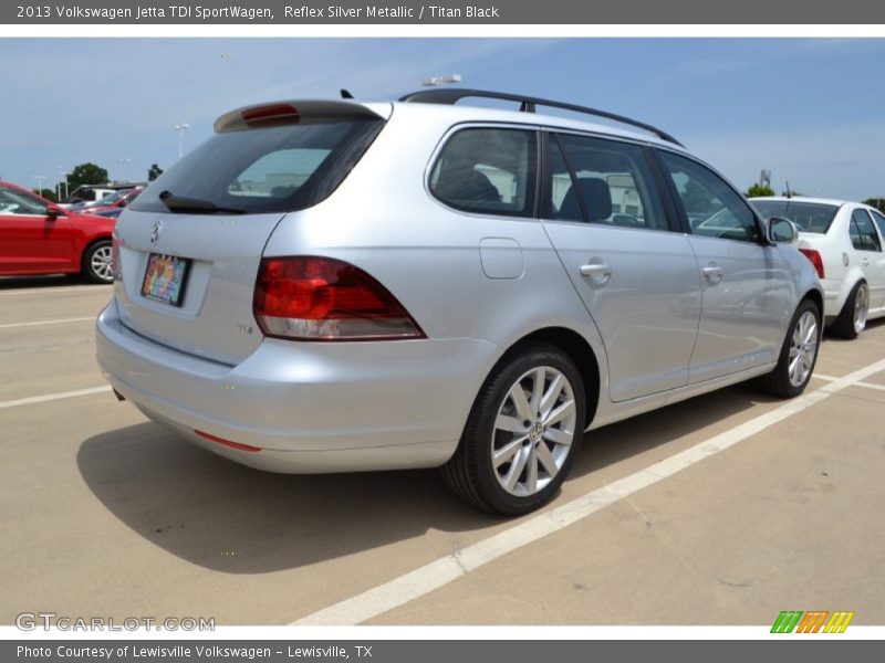 Reflex Silver Metallic / Titan Black 2013 Volkswagen Jetta TDI SportWagen