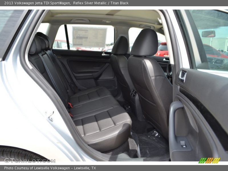 Reflex Silver Metallic / Titan Black 2013 Volkswagen Jetta TDI SportWagen