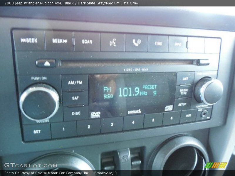Black / Dark Slate Gray/Medium Slate Gray 2008 Jeep Wrangler Rubicon 4x4