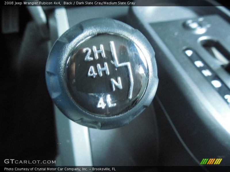 Black / Dark Slate Gray/Medium Slate Gray 2008 Jeep Wrangler Rubicon 4x4