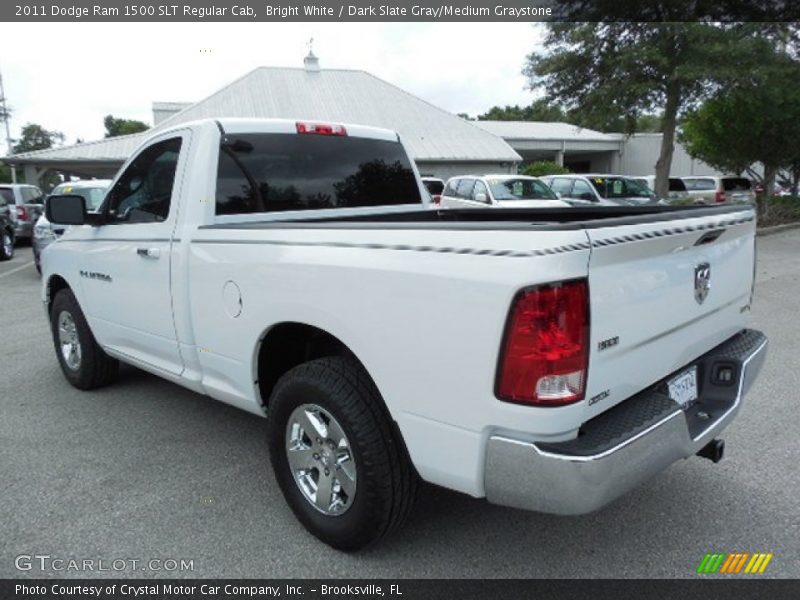 Bright White / Dark Slate Gray/Medium Graystone 2011 Dodge Ram 1500 SLT Regular Cab
