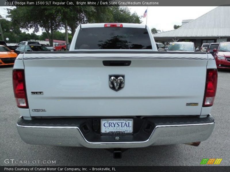 Bright White / Dark Slate Gray/Medium Graystone 2011 Dodge Ram 1500 SLT Regular Cab
