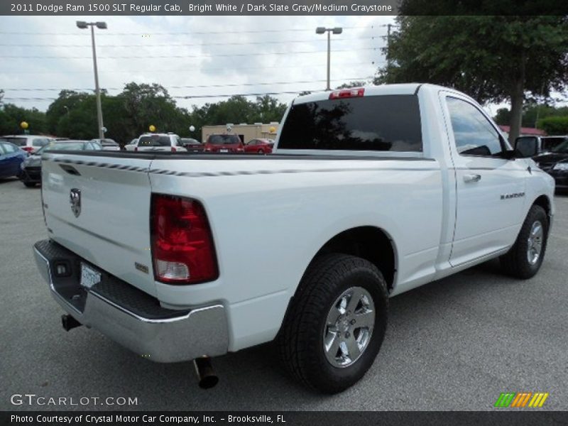 Bright White / Dark Slate Gray/Medium Graystone 2011 Dodge Ram 1500 SLT Regular Cab