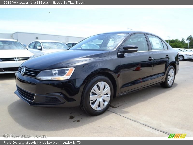 Black Uni / Titan Black 2013 Volkswagen Jetta SE Sedan