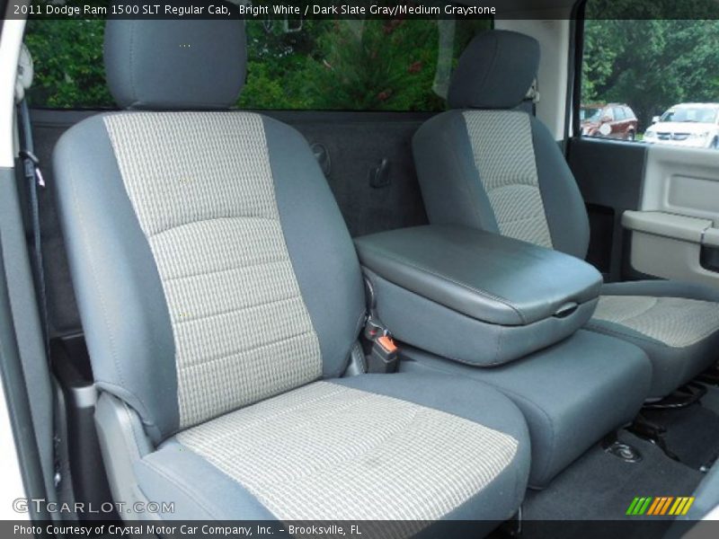 Bright White / Dark Slate Gray/Medium Graystone 2011 Dodge Ram 1500 SLT Regular Cab