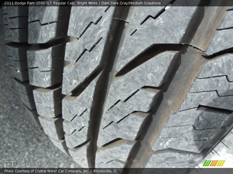 Bright White / Dark Slate Gray/Medium Graystone 2011 Dodge Ram 1500 SLT Regular Cab